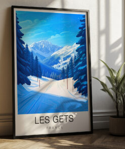 Les Gets Travel Poster