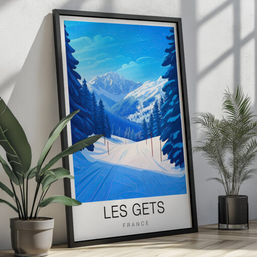 Les Gets Travel Poster