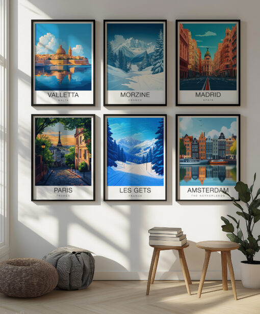 Les Gets Travel Poster