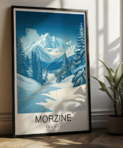 Morzine Travel Poster – Winter