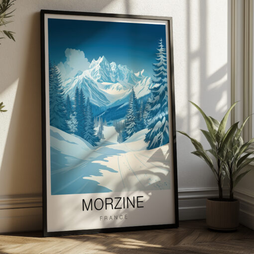 Morzine Travel Poster – Winter