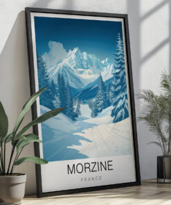 Morzine Travel Poster – Winter