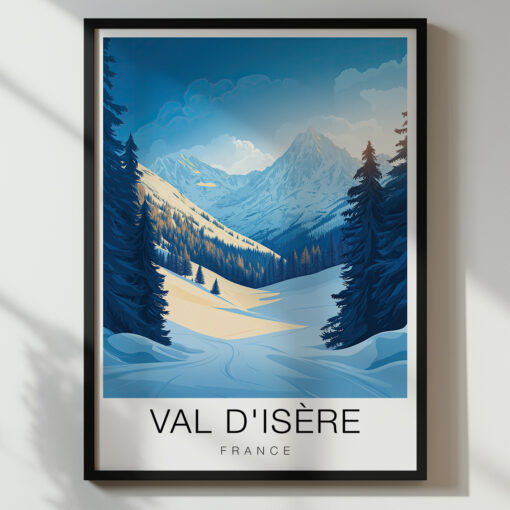 Val d'Isère Travel Poster