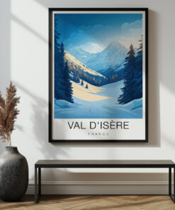 Val d'Isère Travel Poster