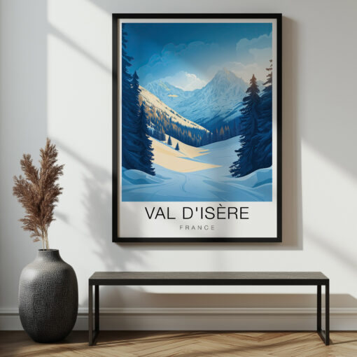 Val d'Isère Travel Poster