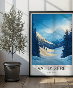 Val d'Isère Travel Poster