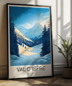 Val d'Isère Travel Poster