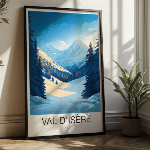 Val d'Isère Travel Poster