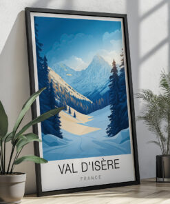 Val d'Isère Travel Poster