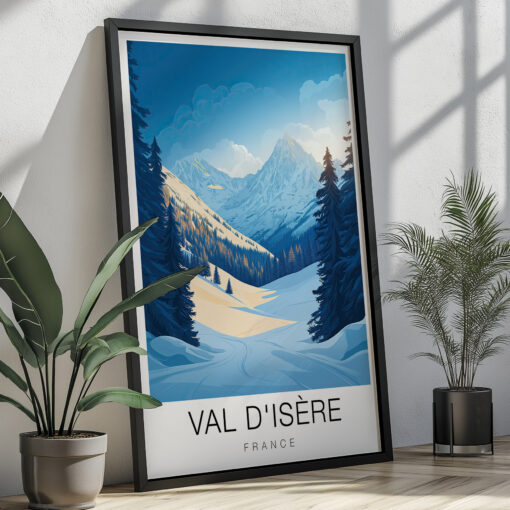 Val d'Isère Travel Poster