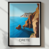 Crete Travel Poster