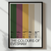 The Colours Of Evesham – Colour Palette Poster