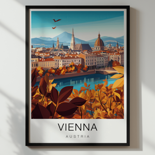 Vienna Travel Poster