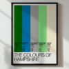 The Colours Of Hampshire – Colour Palette Poster