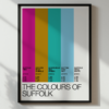 The Colours Of Suffolk – Colour Palette Poster